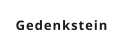 Gedenkstein