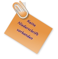 Keine Niederschrift vorhanden